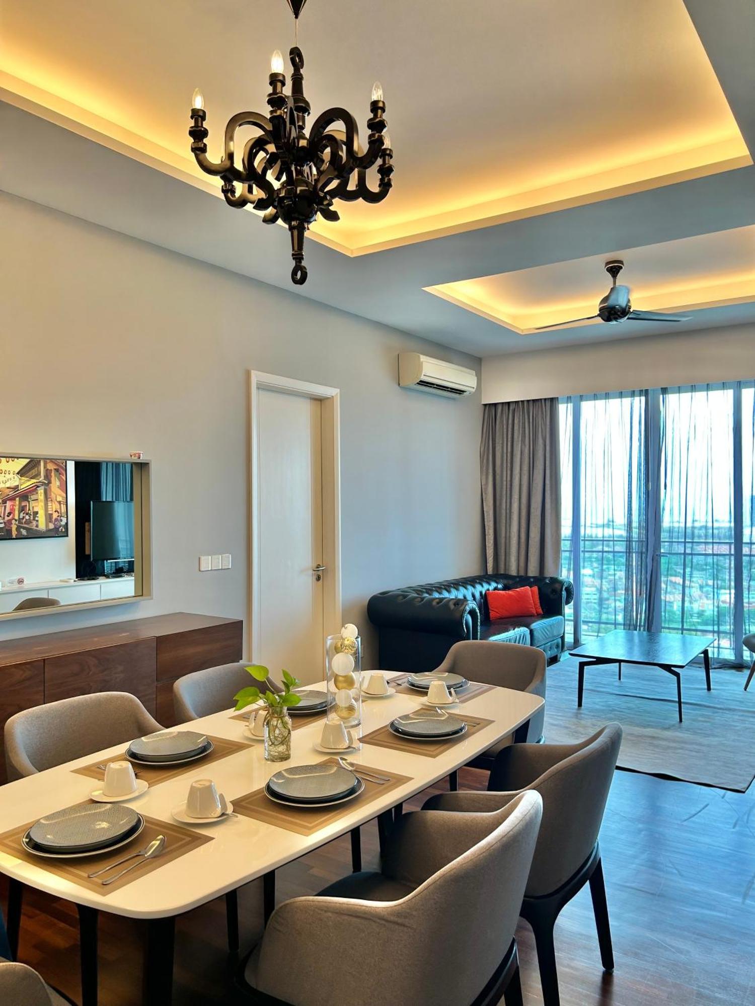 Luxury 3Br Penthouse I The Shore Hotel & Residence I Seaview I Poolview I 6-9Pax 豪华3房顶层公寓 Malacca Exteriör bild